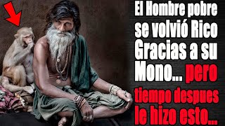 De Mendigo a Millonario gracias a su mono... pero tiempo después el hombre le hace esto...