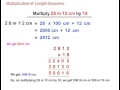 Multiplication and Unit Conversion