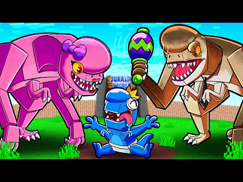 ¡FAMILIA DISTORTUS REX! (Minecraft D-Rex)