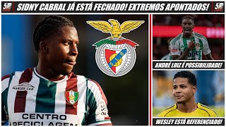 🔒 ACORDO FECHADO! SIDNY LOPES CABRAL É REFORÇO DO BENFICA PARA JANEIRO! 🔒 MAIS EXTREMOS APONTADOS!