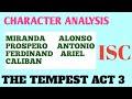 Character Analysis in The Tempest