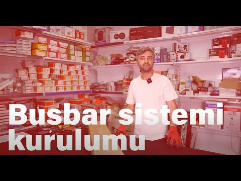 Dükkanıma Busbar Kurdum ve GERÇEK LED BANT ARMATÜRLER TAKTIM