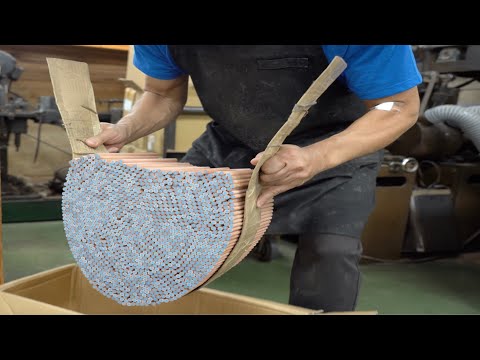 鉛筆を大量生産するプロセス。職人たちが作る日本の鉛筆専門工場