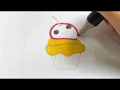 Share how to color the caterpillar cake