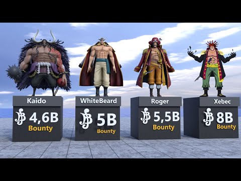 Highest BOUNTY in One Piece | ワンピースの最高懸賞金