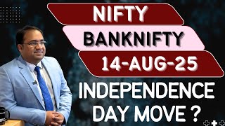 Nifty Prediction and Bank Nifty Analysis for Thursday | 14 August 25 | Bank NIFTY Tomorrow
