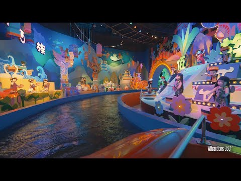 Knockoff of 'It's a Small World' China Version | The Tune Tour Boat Dark Ride