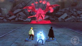 Naruto, Sasuke And Boruto VS Merz Full Fight (4K 60fps) - Naruto Storm Connections