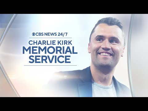Charlie Kirk memorial service attended by Trump, Vance and others in Arizona | full video