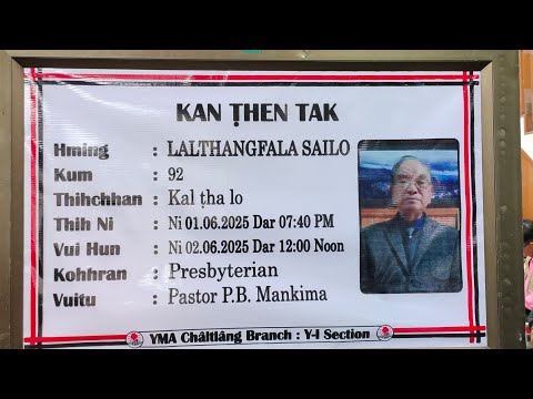 PU LALTHANGFALA SAILO, KUM 92 || CHALTLANG VUINA