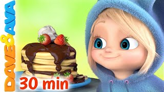 🥞 Mix a Pancake and More Nursery Rhymes | Down by the Bay | Baby Songs by Dave and Ava 🥞