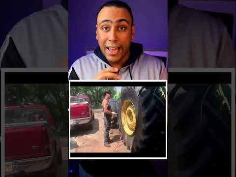 اخطر طريقة لنفخ الكاوتش!!