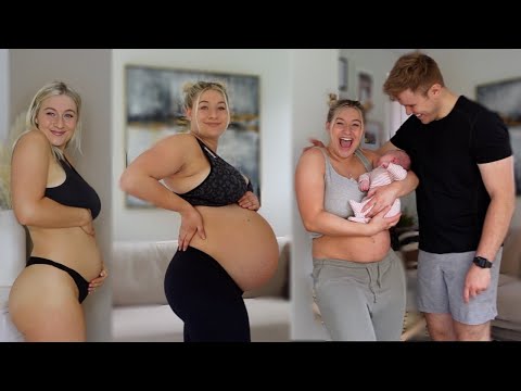 PREGNANCY TRANSFORMATION | BUMP WEEK BY WEEK WITH OUR FIRST BABY | James and Carys