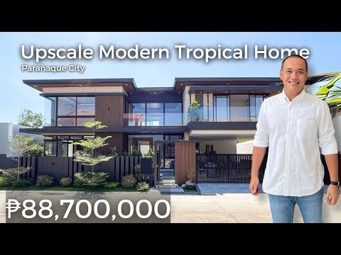 House Tour 381 | Luxurious Modern Tropical House and Lot For Sale in BF Homes, Parañaque City