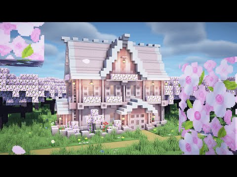 Minecraft : How to build Cherry Blossom House