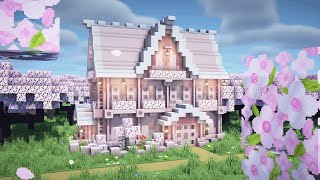Minecraft : How to build Cherry Blossom House