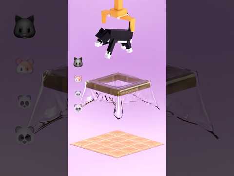 ๐ฑ๐น๐ผ What Happens Packing Machine a Cat, Hamster & Panda | Cloth Simulation Blender 3D