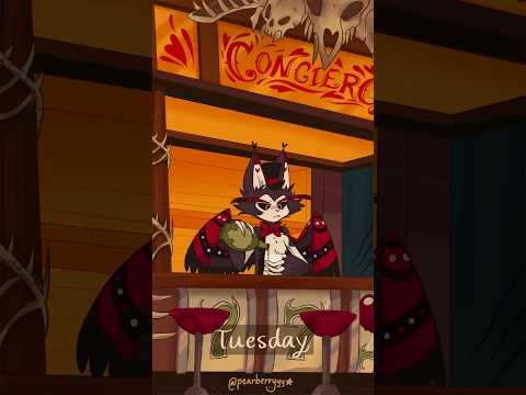 i think husk has a problem 🍺✨#hazbinhotel #hazbinhotelfanart #husker