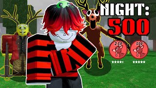 500 Days CHALLENGE in 99 Nights in The Forest (Roblox)