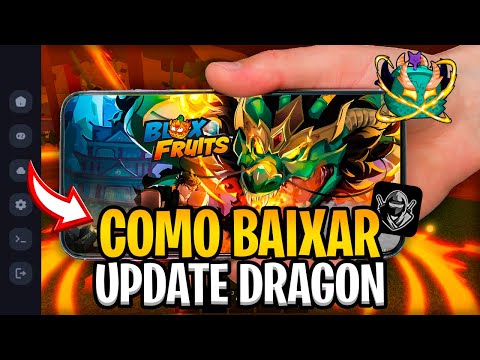 COMO BAIXAR SCRIPT NO BLOX FRUITS NO CELULAR/MOBILE E PC 🐉(UPDATE DRAGON) ROBLOX ATUALIZADO 2024