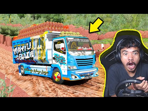 TRUK DUMP TRUCK MUAT SAWIT KE PULAU - ETS2