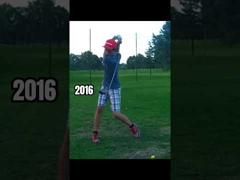 Golf Swing 7 Years Later #golfshorts #golf