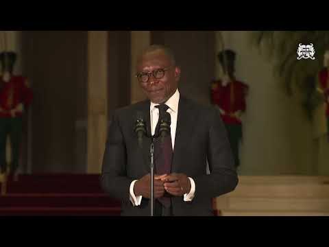 VISITE DE TRAVAIL DE S.E.M. BASSIROU DIOMAYE FAYE , Président du Sénégal | Déclaration à la Presse