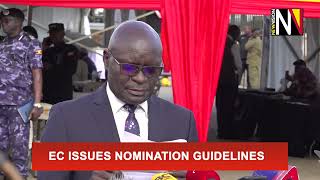 EC issues nomination guidelines