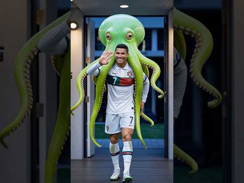 🟢🦑🔨 Ronaldo Covered in Green Stuff… But It's Not How It Looks!