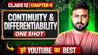 Continuity and Differentiability One Shot 🔥 | Class 12 Math Ch 5 | NCERT + PYQs | Half Yearly Killer