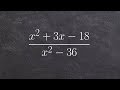 Factoring and Simplifying Expressions