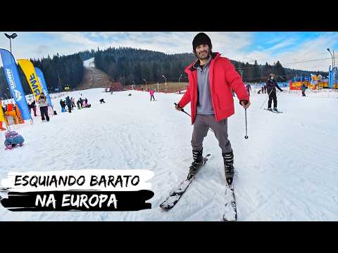 COMO ESQUIAR BARATO NA EUROPA | Nossa primeira vez esquiando