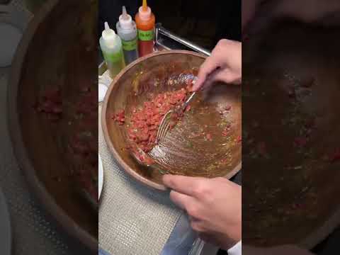 TOO RAW??? BAZAAR MEAT Las Vegas Beef Tartare!!!