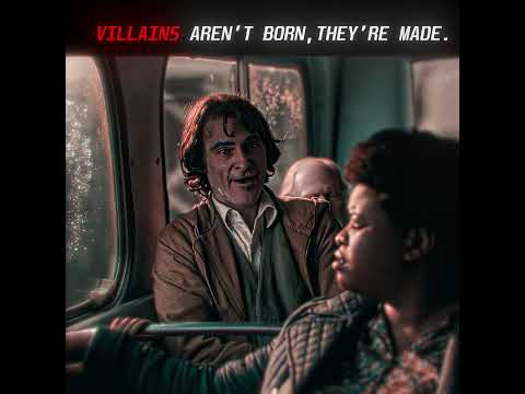 VILLAINS AREN'T BORN THEY'RE MADE | Joker EDIT