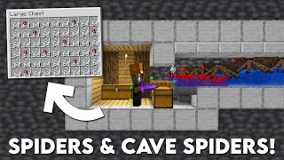Minecraft Easy Spider & Cave Spider Spawner XP Farm 1.21+