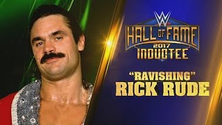 Rick Rude hace su entrada al Salon de la Fama de WWE