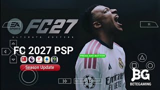 PES 2026 PPSSPP Android Offline Full Update UCL & League Kits Season 26/27 4K Graphics