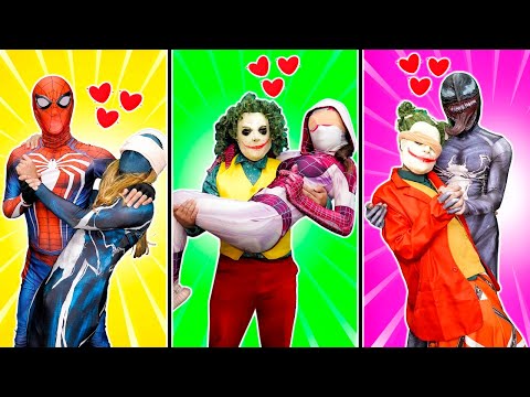 🕷️🎭 スパイダーマン、ジョーカー、ヴェノムが記憶喪失に!? 😱 一体何が起きたのか!? 🧠💥
