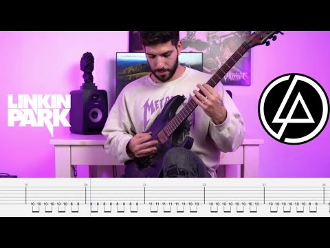 Linkin Park - ״Cut the Bridge” Guitar Cover with on screen TABS (New Song 2024)