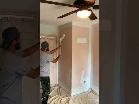 How to paint a wall fast #usa