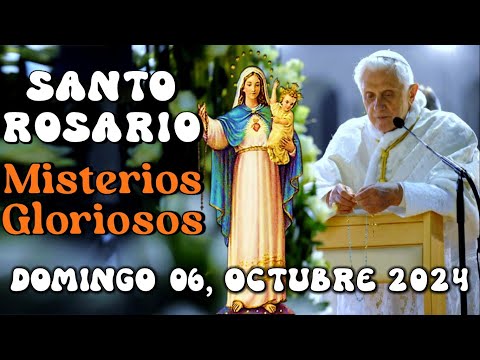 🔵SANTO ROSARIO EN LATÍN, MISTERIOS GLORIOSOS, Octubre 06, 2024