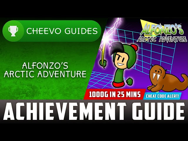 Alfonzo's Arctic Adventure - Achievement Guide (Xbox) **1000G IN 25 MINS** (CHEAT CODE ALERT)