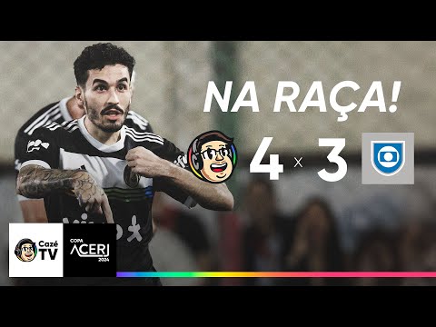 CAZÉTV FC 4 X 3 GLOBO ÍON | MELHORES MOMENTOS | SEMIFINAL | COPA ACERJ 2024