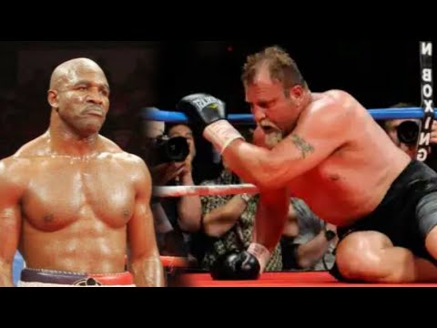 Holyfield stopped Frans Botha in the eighth round