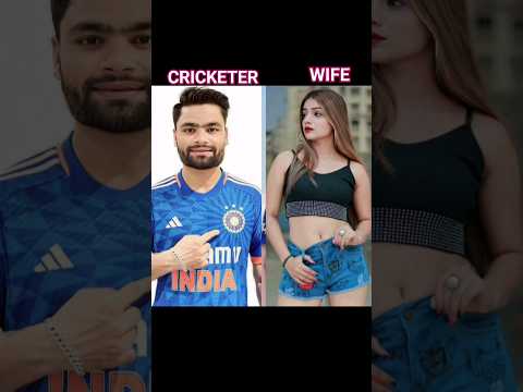 CRICKETER WITH RIYAL WIFE #youtubeshorts #cricket #ytshorts #viral #india #shortsyoutube #trending