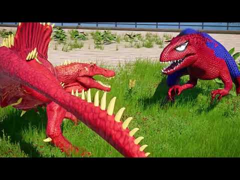 SPIDER-MAN vs. VENOM in Jurassic World Evolution!