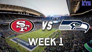 49ers vs Seahawks Live Commentary and Reaction | Zach Talks Sports