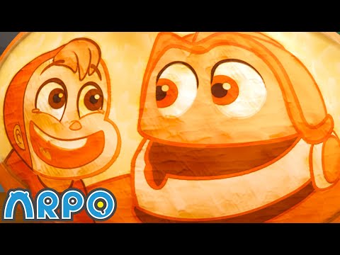 Night of the Living Pumpkin! | BEST OF ARPO HALLOWEEN! | Funny Robot Cartoons for Kids!