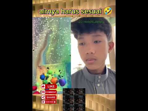 Takaran airnya harus pas yah 🤣 #komedi #comedy #lucu #cute#funny #sisteng