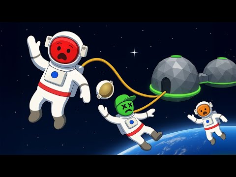 Ontsnappen Uit De Ruimte In Human Fall Flat!